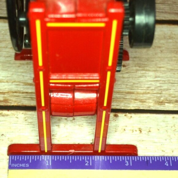 Vintage Ertl Corn Shredder Toy Kitchen Decor Rustic Red Primitive Accent - Picture 11 of 11